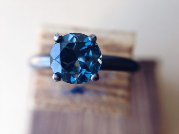 London-Blue-Topaz-Ring-Oxidized-Silver-Ring