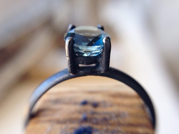 London-Blue-Topaz-Ring-Oxidized-Silver-Ring