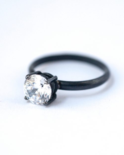 Cubic Zirconia engagement ring